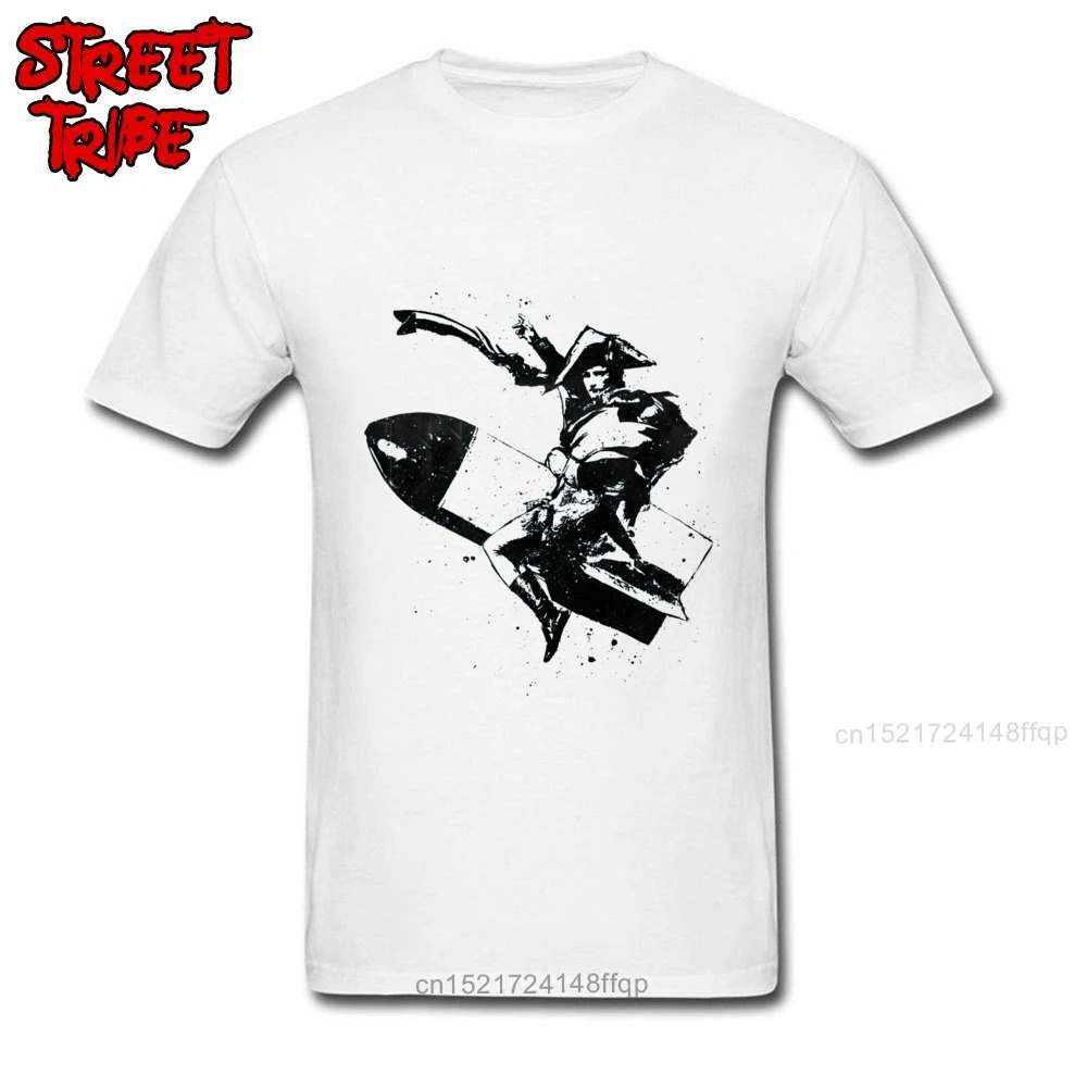 Atom T-shirt Men Bomb T Shirt Dr. Napoleon Strange Love Tops Retro Funny Black White Tshirt Napoleon Bonaparte Funky Shirts