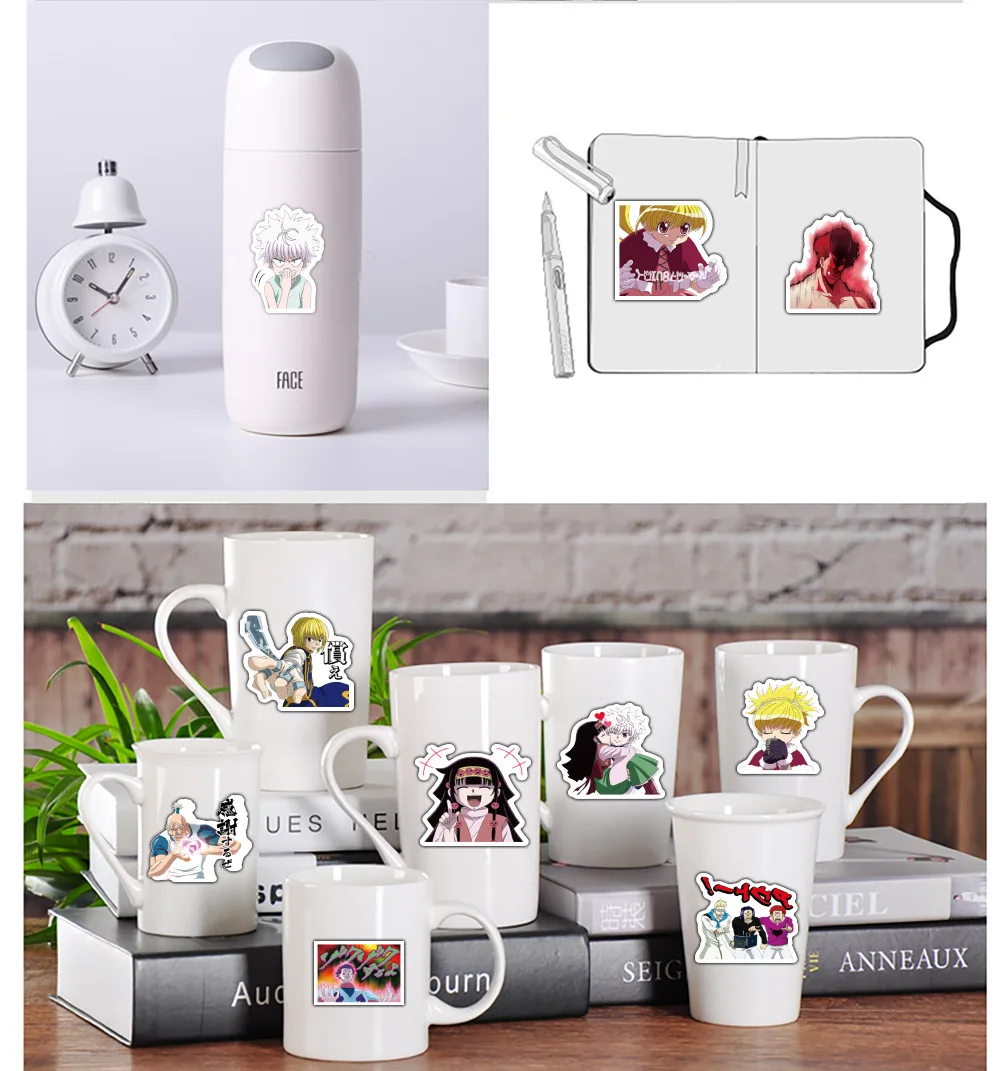

40pcs Hunter x Hunter Anime Stickers for Car Luggage Skateboard Laptop Motorcycle Suitcase Notebook Decal Sticker