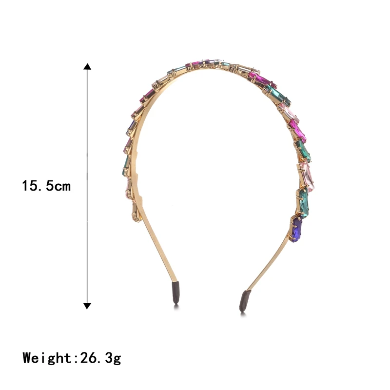 Ободок стразы для волос девушек Match Right блестящий роскошный ободок аксессуары