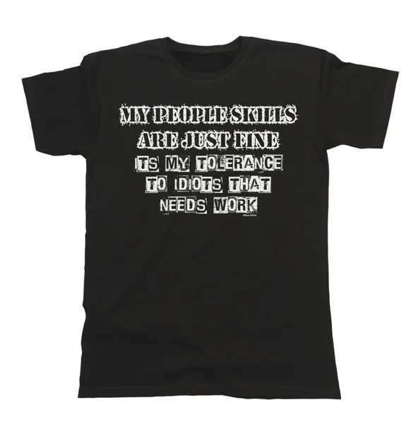 

My People Skills Are Just Fine T-Shirt Men's Fashion T-shirt
