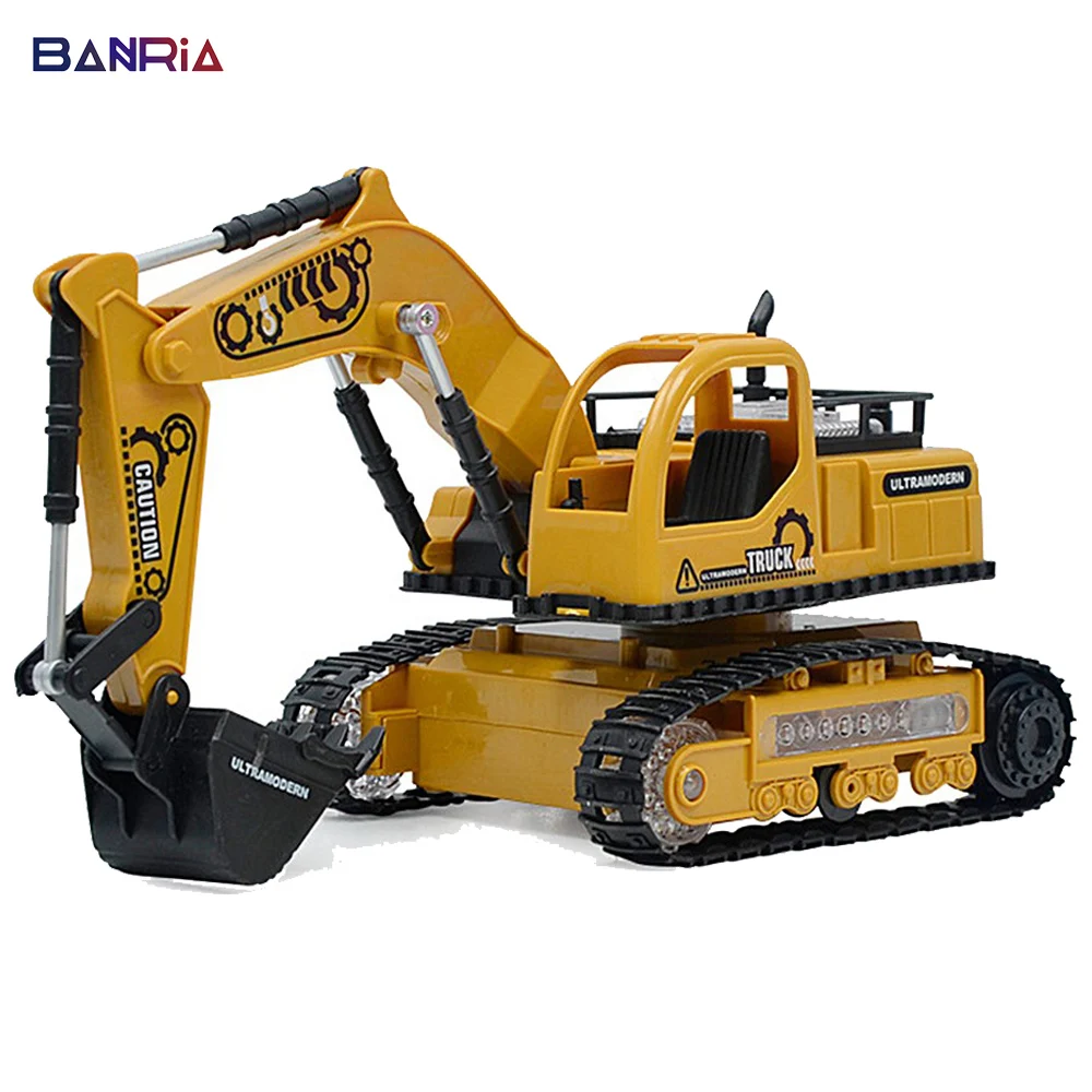 Радиоуправляемый экскаватор автомобиль игрушки с музыкой и светильник Детский