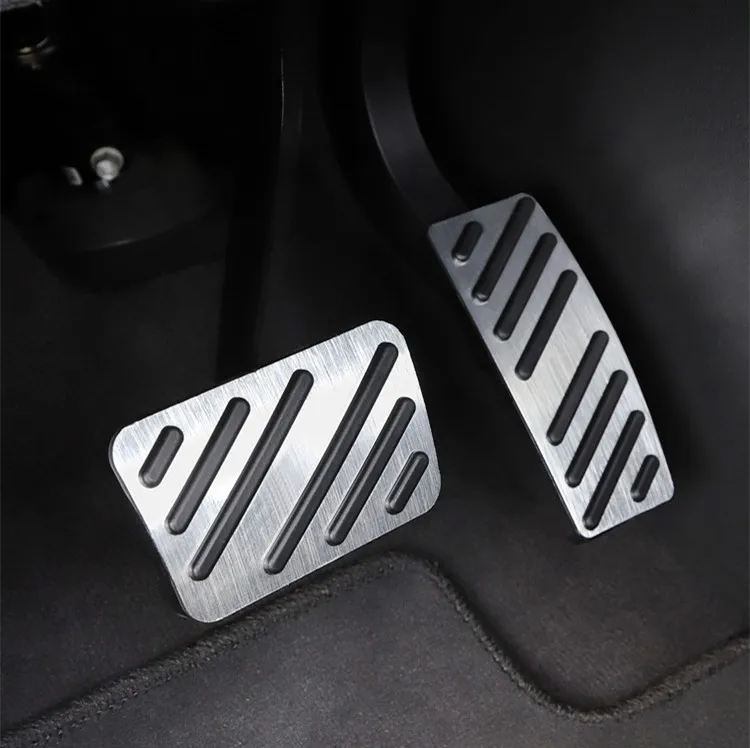 Безопасная противоскользящая металлическая педаль тормоза акселератора для