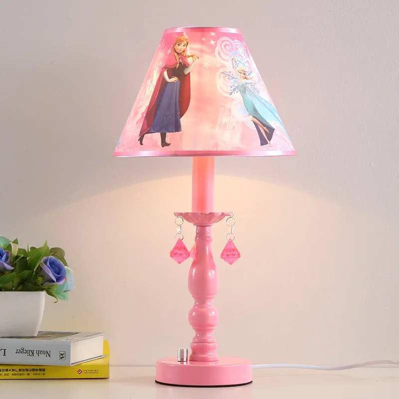 

Disney Frozen learning Table Lamps Bedroom Bedside Lamp Cartoon LED Stand Desk Light for Kids Children Room Home Decor