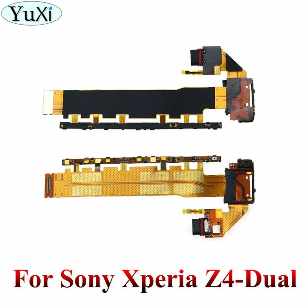 YuXi Зарядное устройство Док-станция плагин Модуль гибкий кабель для Sony Xperia M5 Z4 Z5 Z5P Z5 mini X XZ1 XZS XZP usb зарядка Нижняя плата - Цвет: Z4-Dual