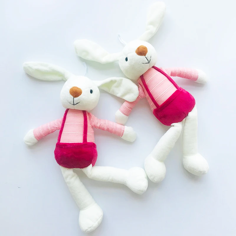 Игрушка детская мягкая плюшевая в виде кролика 40 см 4 цвета | Игрушки и хобби