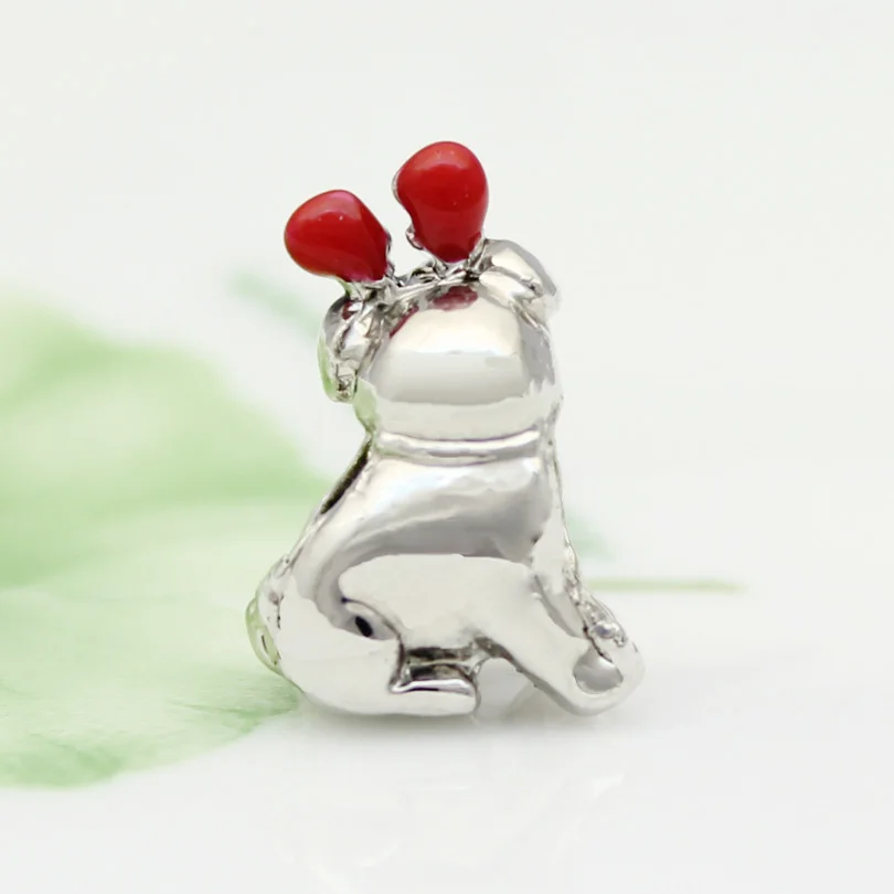 Бесплатная доставка браслет Пандора с шариками в виде щенка оленьи рога