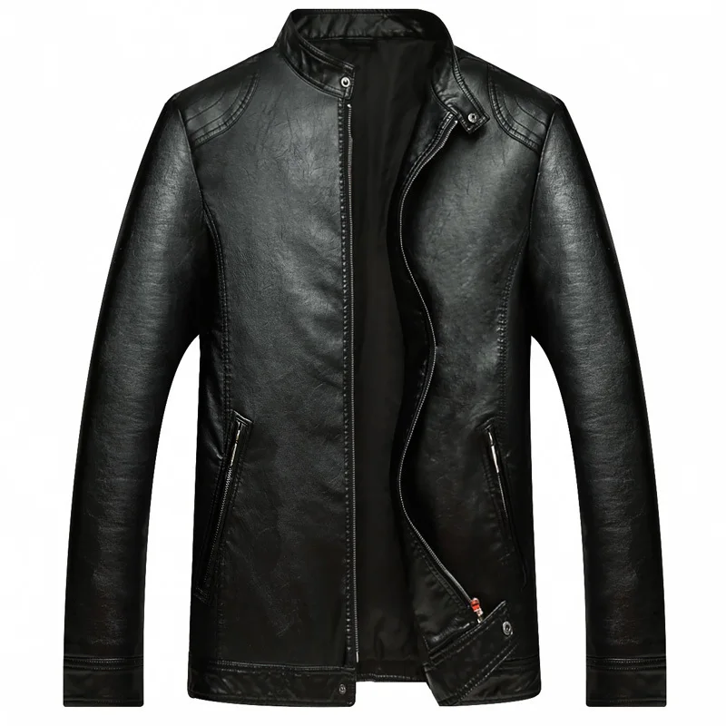 

plus size 8XL Men's leather Jacket design Coat Men casual motorcycle leather jacket Mens veste en cuir jackets Sheepskin jacket