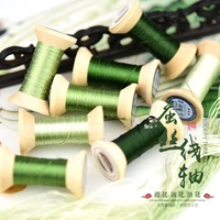 new item chinese 100 silk embroidery thread yarn embroidery floss for sewing article wooden packing