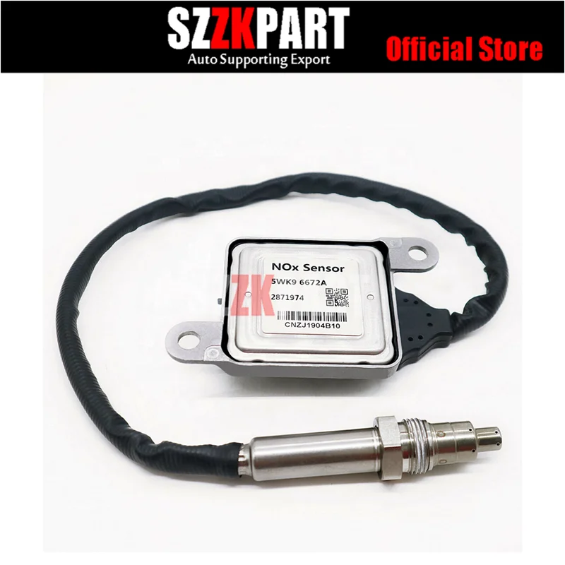 

NOx Sensor Nitrogen Oxide Sensor Fits for Cummins 5WK9 6672A 2871974 2894943RX