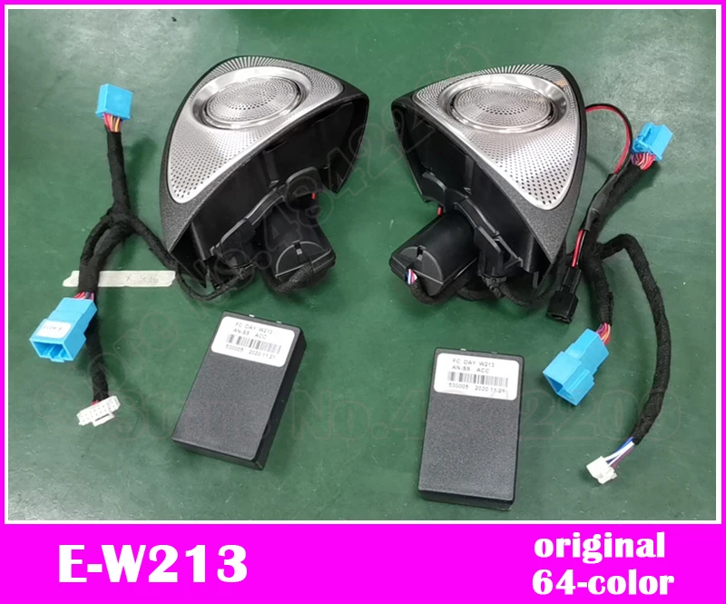 

Для Benz A/GLB/C/GLC/E/S W177 X247 W205 W213 X253 W222 светодиодный динамик с окружающим освещением, высокие частоты, аудио 3/7/64 цвета, твитер с вращением 3D