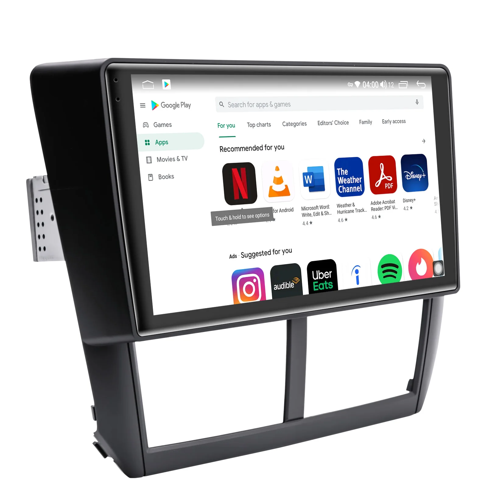 Автомагнитола 9 дюймов Android 10 стерео GPS головное устройство мультимедийный DVD