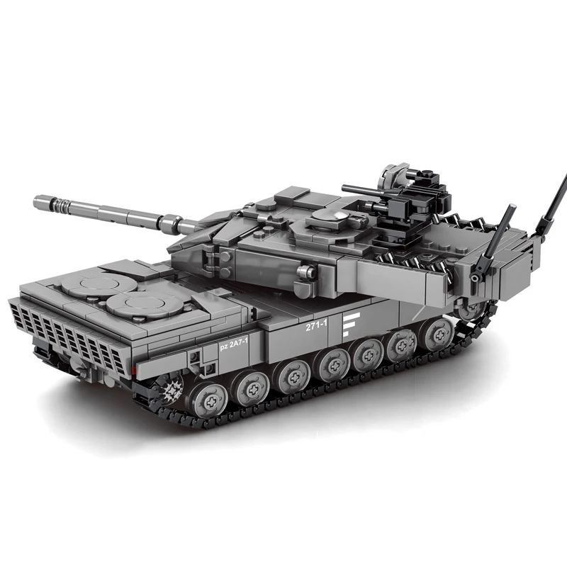 

898Pcs Bricks Military Main Battle Tank Set Model Building Blocks Boys Birthday Gifts Kids Toys For Children