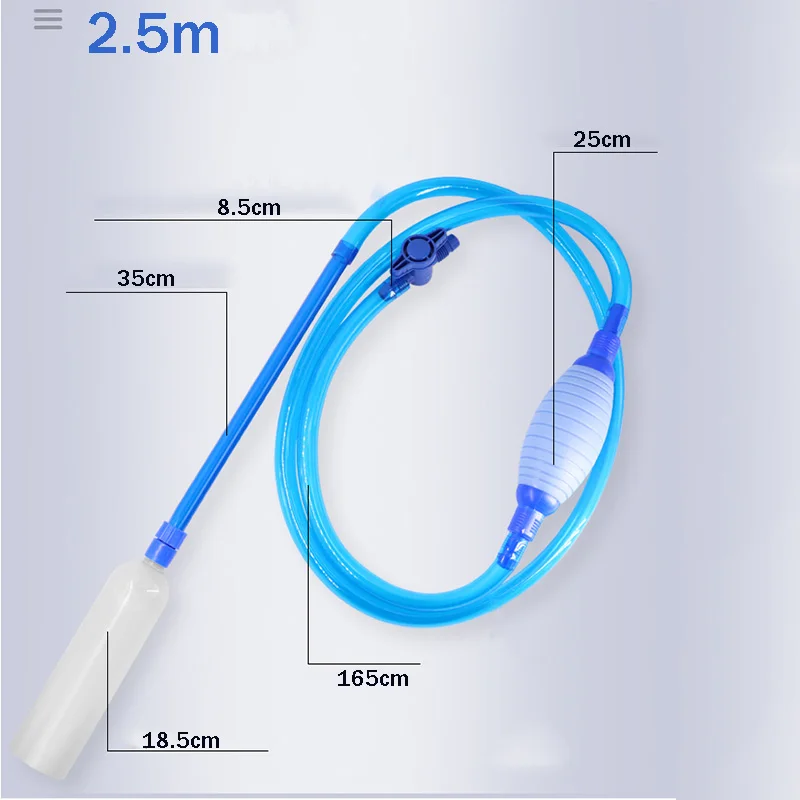 Инструменты для очистки резервуара аквариумный сифон очиститель гравия