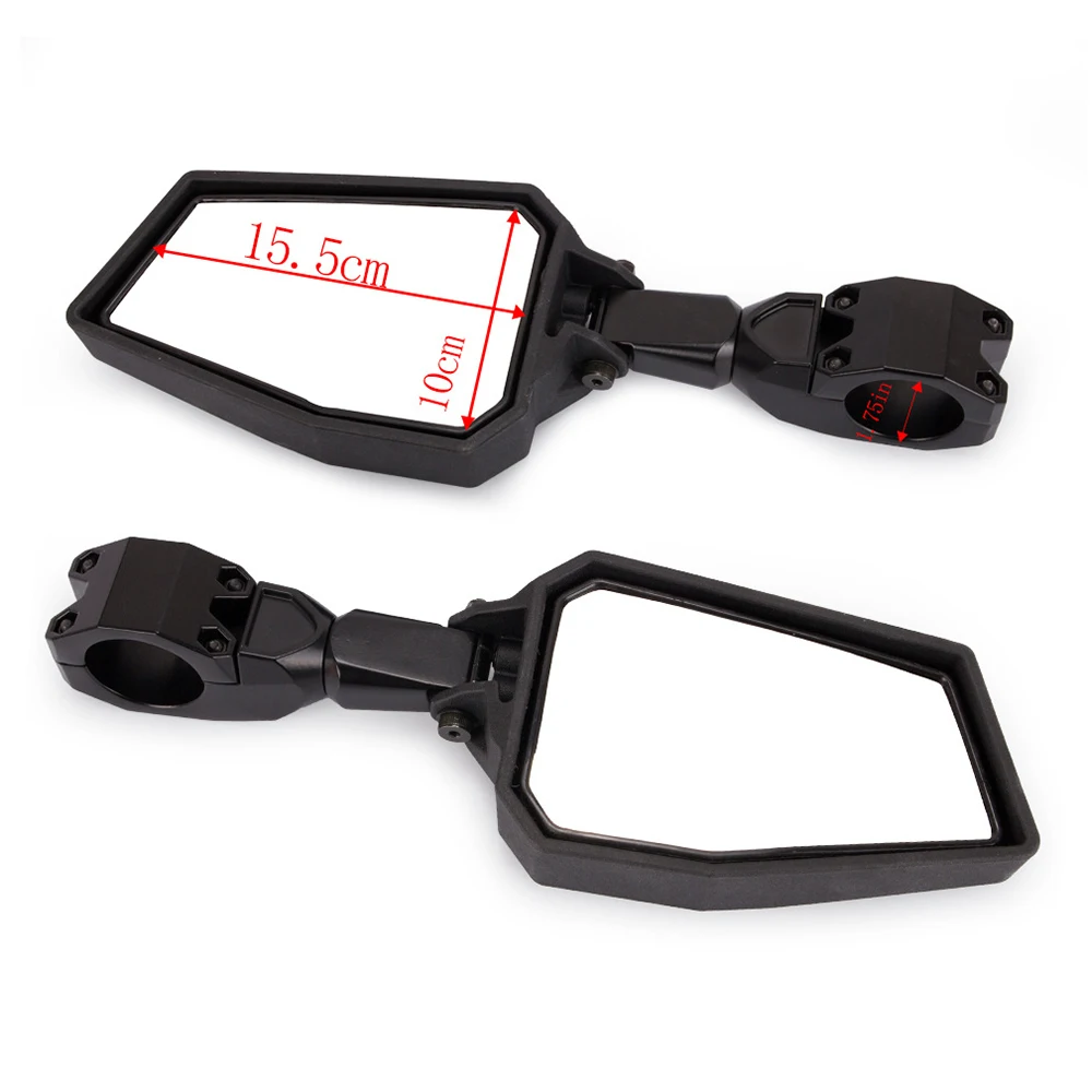 

Регулируемые боковые зеркала UTV, зеркала заднего вида 1,75-2 дюйма для Polo RZR 1000 XP 900 XP1000 XP 900 800 Can-am maverick x3