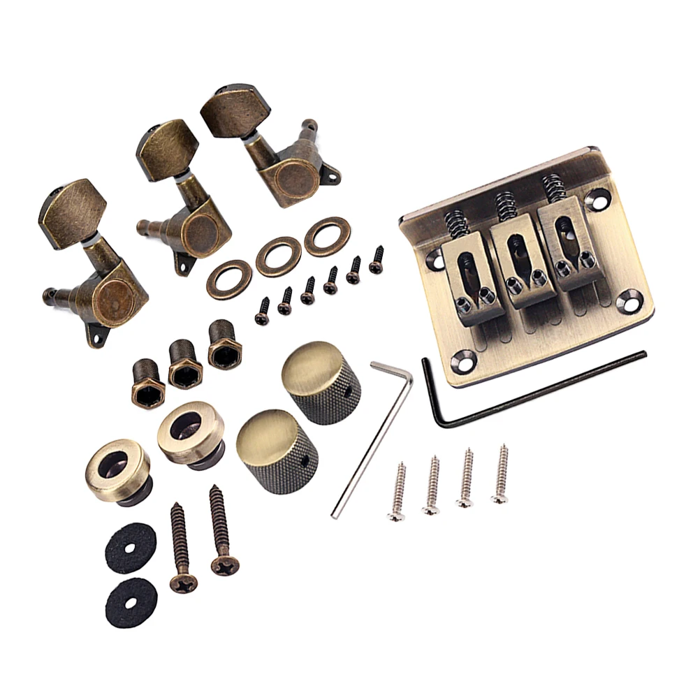 Комбо наборы бронзового цвета седло мост Настройки колышки управления ручки