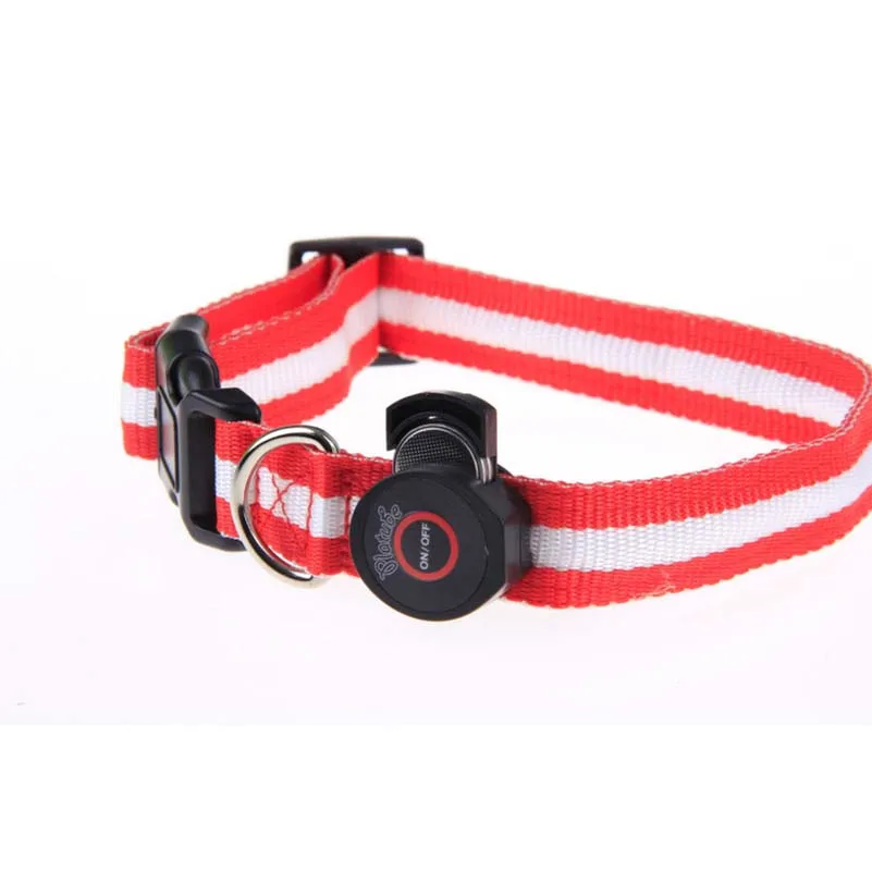 Бесплатная доставка элегантные товары для собак светодиодная лампа ошейника с