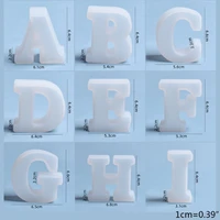 english alphabet crystal epoxy resin mold letter decorations diy silicone mould