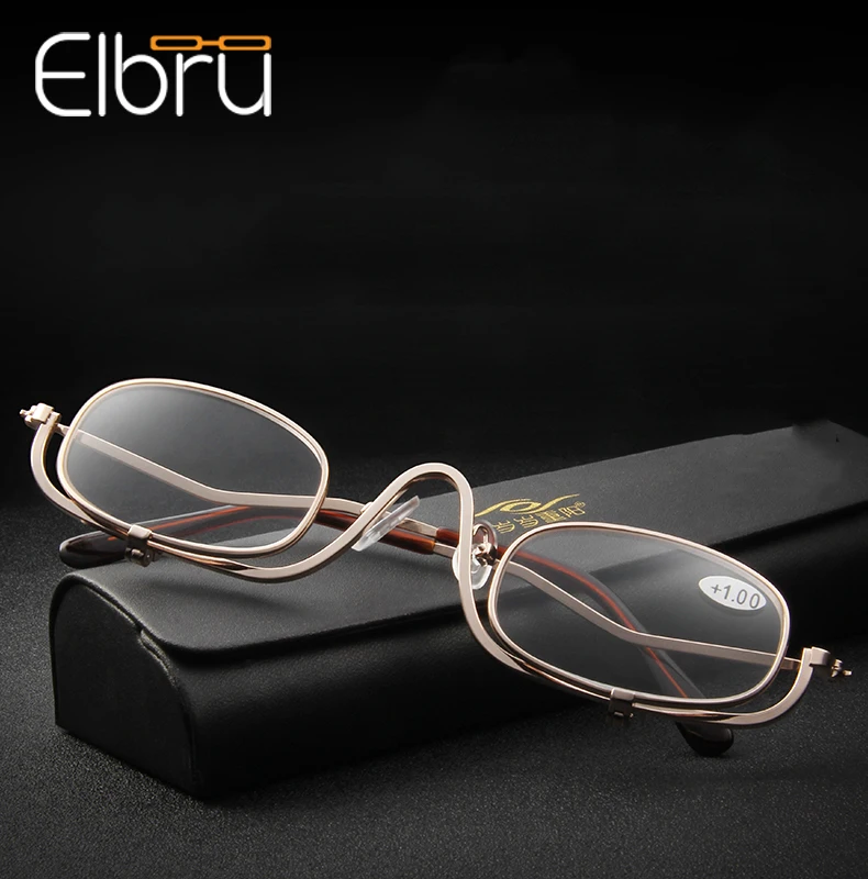 Elbru Складная линза металлическая рамка для чтения женское увеличительное