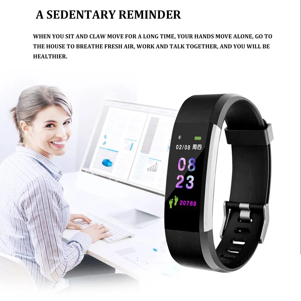 ID115plus цветной экран умный ручной пульсометр кислородный мониторинг