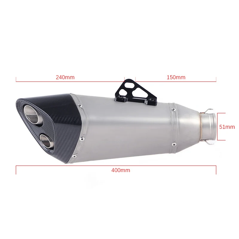 

motorcycle Exhaust Full system Middle Conector middle pipe FOR Ninja250 Ninja300 without exhaust slip-on