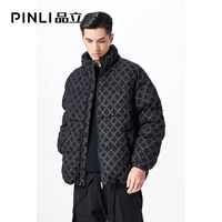 free shipping new fashion casual design jacket winter 2021 waffle stand collar short down jacket thicken bread jacket b213408097