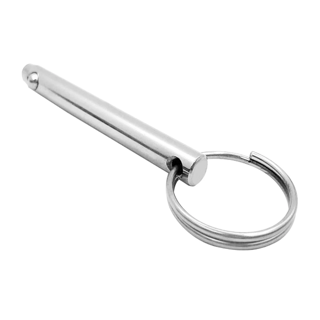 

1 Pcs 5/16' Stainless Steel Bimini Top Ball Pin with Ring Ball Pin Style For Boat Yacht Canoe Marine Etc