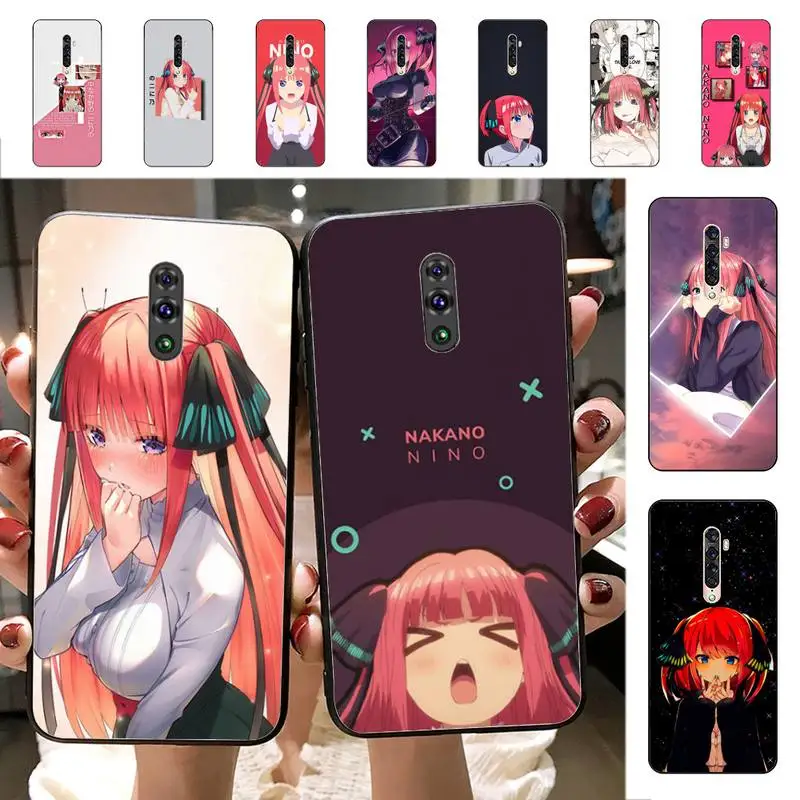 

YNDFCNB Nakano Nino Gotoubun no Hanayome Phone Case for Vivo Y91C Y11 17 19 17 67 81 Oppo A9 2020 Realme c3