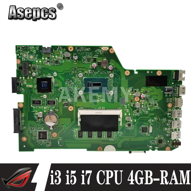 X751LJ Mainboard REV 2.3 For Asus X751LX R752LA R752LD X751LN X751LD X751LJ A751L Laptop motherboard i3 i5 i7 4GB-RAM GT920M