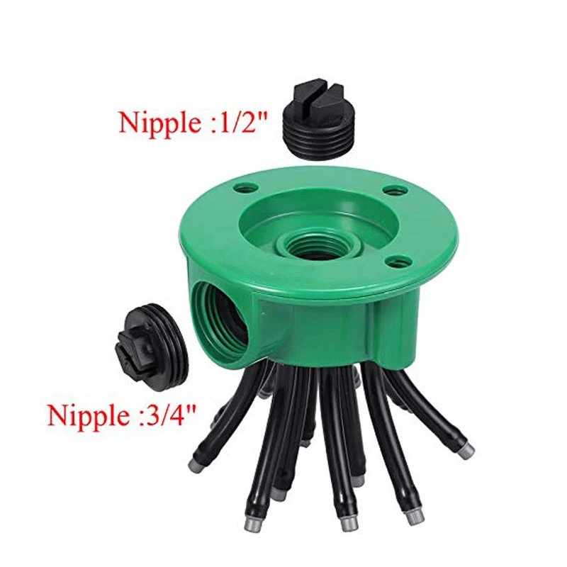 

360 Degree Garden Sprinkler Flexible Auto Lawn Irrigation Water Sprinkler Spray Nozzle Garden Plant Watering System TP-H