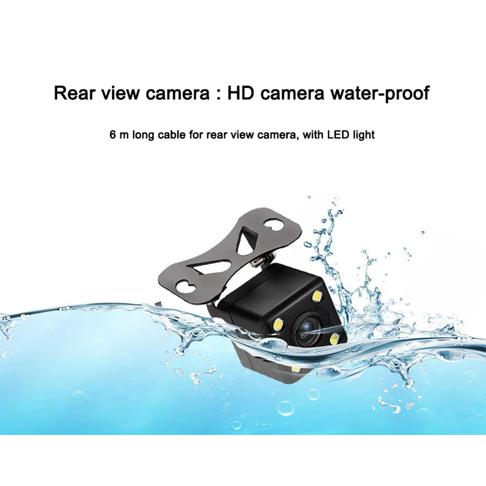 ZHUIHENG Автомобильный видеорегистратор 3 камеры объектив dash cam Автомобильная камера видеорегистратор Автомобильный видео цифровой видеорегистратор для автомобиля с камерой заднего вида