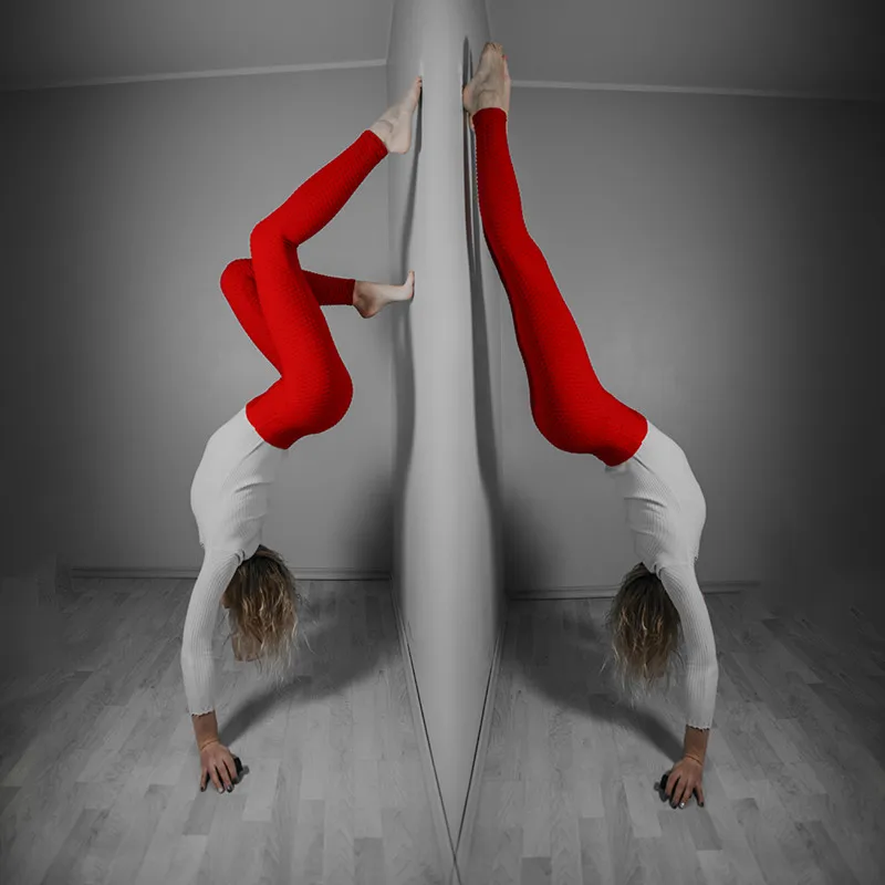 Женские черные леггинсы NORMOV с эффектом пуш ап классические брюки высокой талией