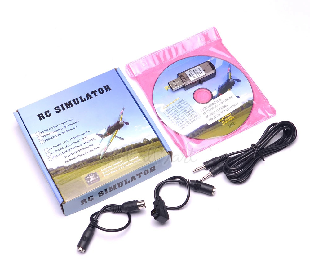 Новое поступление 22 в 1 RC USB-кабель для симулятора полета Realflight G7 G6 G5.5 G5 Phoenix5 Flysky FS-I6