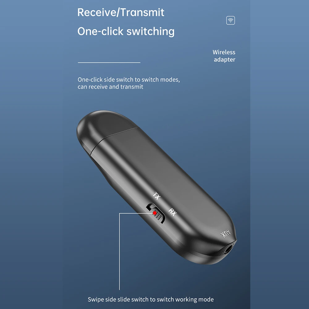 5 0 Bluetooth адаптер светодиодный экран беспроводной аудио синий зуб передатчик