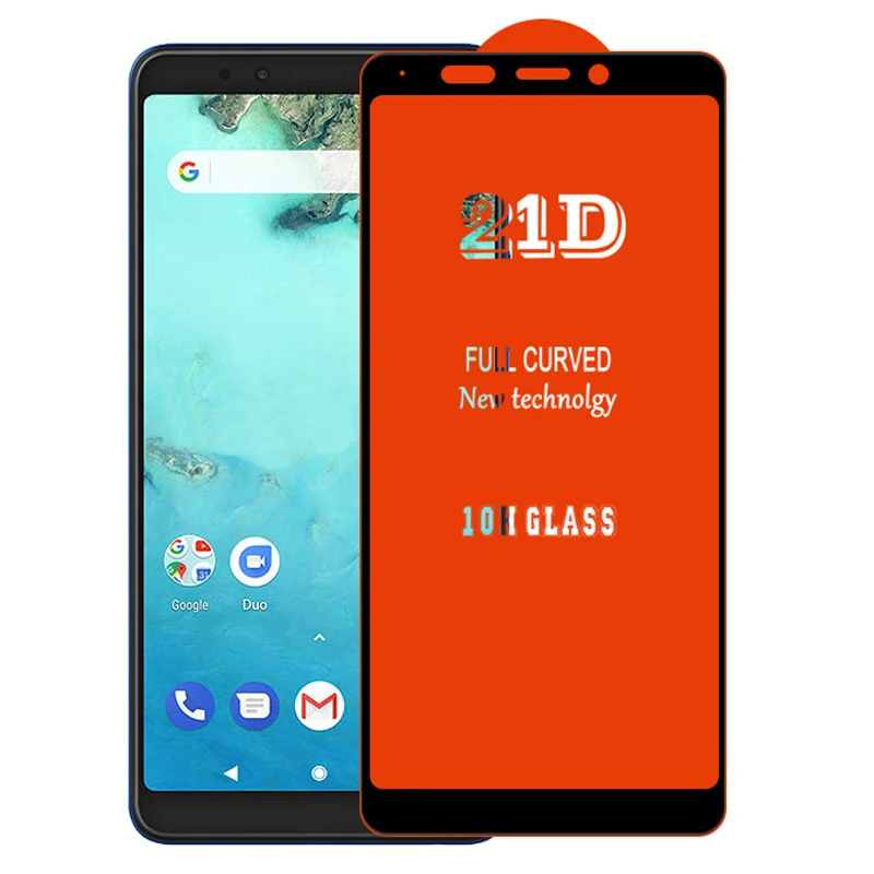 2 шт. закаленное стекло с полным покрытием 21D для Infinix Note 5 X604 9H Защитная пленка