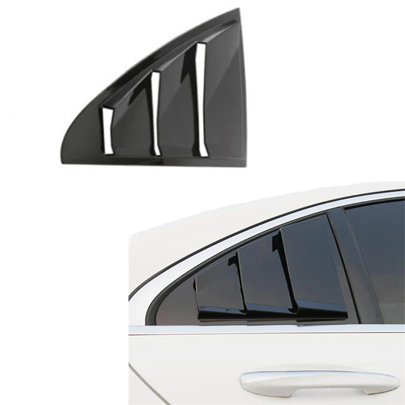 

Новый Стайлинг автомобиля, заднее окно, трехугольные жалюзи, декоративные панели, наклейки, отделка для Mercedes Benz CLA200