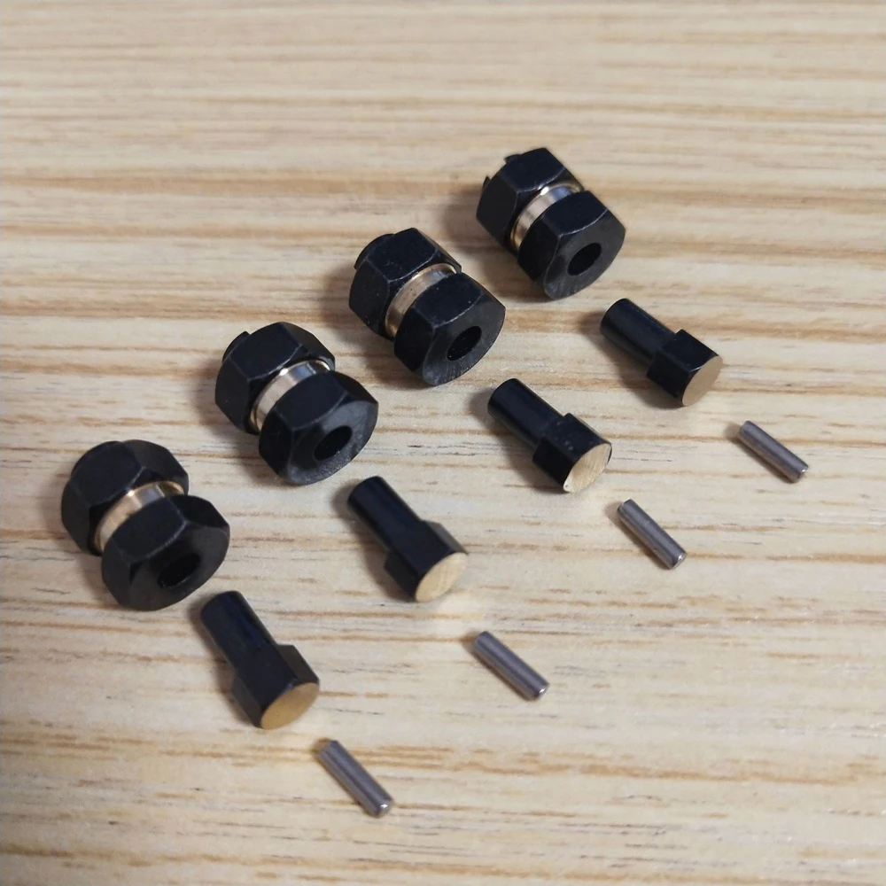 

RC Car Brass Wheel Weights Adaptor Tire Counterweight Combiner for 1/24 Model Car SCX24 90081 Accessories