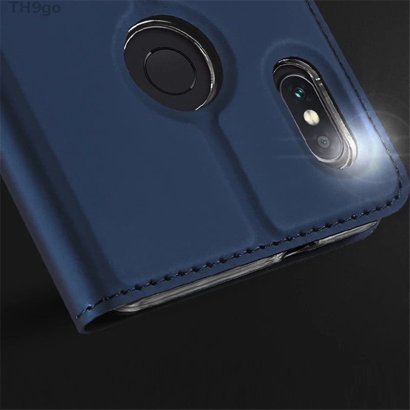 Противоударный чехол для Xiaomi Redmi 5 5A 6 6A S2 Pro Note откидной Чехол-бумажник с магнитной