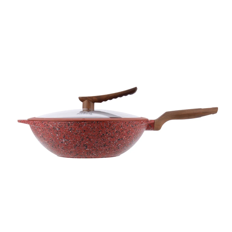 

5 In 1 Deep Frying Pan 32cm Cauldron with Lid Handle Gas Cooker Large Nonstick Cooking Pan Kitchen Pentole Da Cucina Cookware