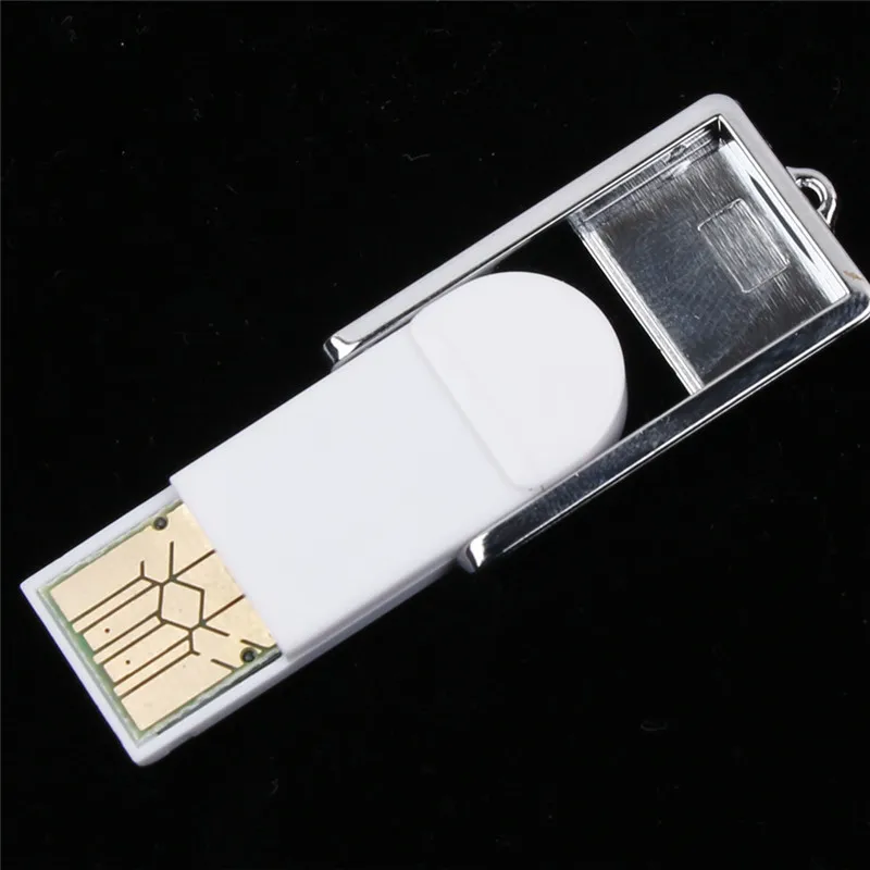 Белый Мини 2 в 1 Micro USB 2,0 OTG адаптер+ TF кардридер адаптер записывающего устройства для ПК телефона TF T-Flash OTG хост USB карта Reade - Цвет: Белый