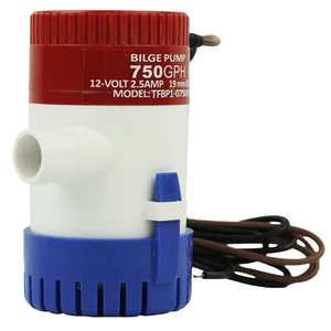 Электрический откачивающий насос, погружные насосы для гидратации, 500 галлонов в час, 750 галлонов в час, 1100 галлонов в час, 12 В постоянного тока, 2,5 А, 19 мм