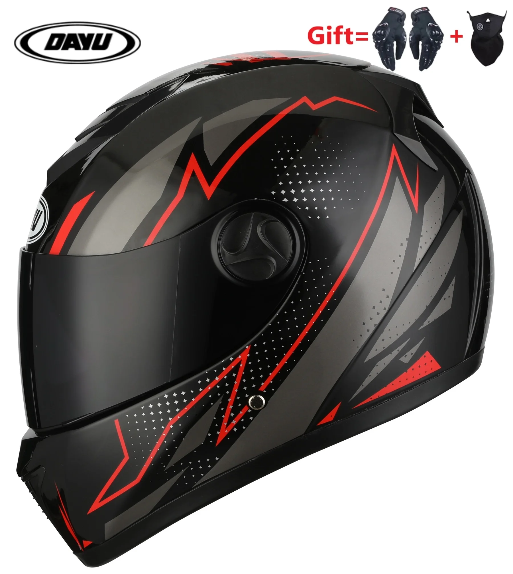 

Подарок = перчатки + маска на все лицо мотоциклетный шлем с двойными линзами мотоциклетный шлем с двойным козырьком мотоциклетные шлемы для ...