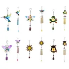 Садовые птицы китайские колокольчики окно балкон открытый Колибри Павлин Сова двор дома настенные колокольчики орнамент Декор