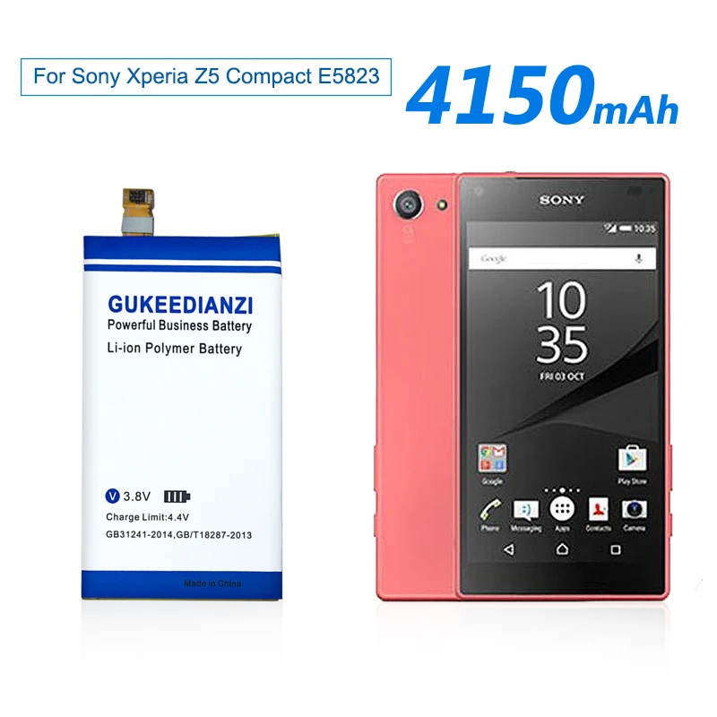 LIS1594ERPC 4150 мА/ч, Батарея для sony Xperia Z5 компактный Z5C Z5mini Z5 мини E5823 E5803 F5321 F3216 F3216XC F3215 F3212 F3213