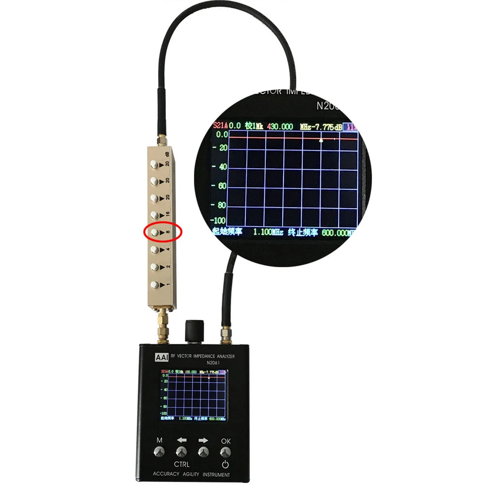 N2201SS N2061SA N1201SA Plus UV RF векторное сопротивление ANT SWR антенна анализатор метр тестер 140 МГц-2,7 ГГц сопротивление/SWR