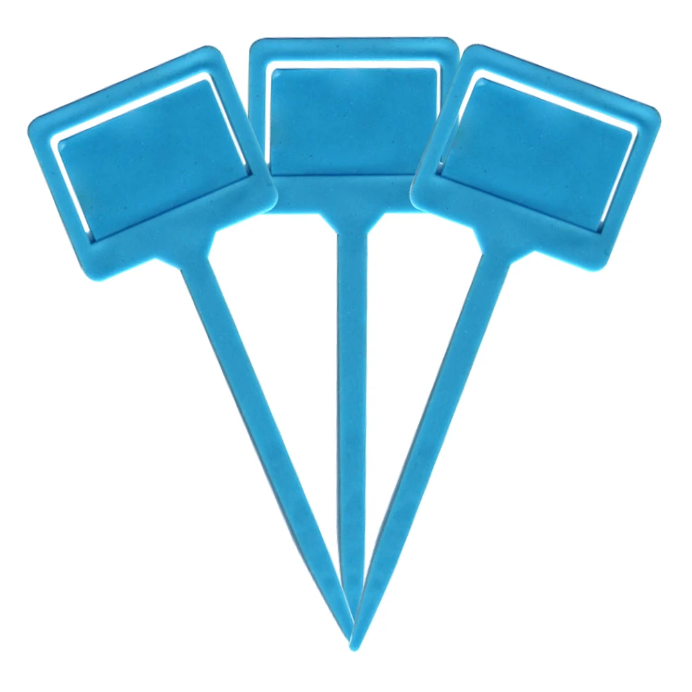 

20pcs Garden Practical Clip Style Tags PP Nursery Reusable Label Lawn T Type Flower DIY Plant