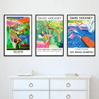 Картина на холсте Дэвид хокни Ван Гога Хоппер брызги плавание Настенная картина скандинавские плакаты и принты настенные картины для декора гостиной