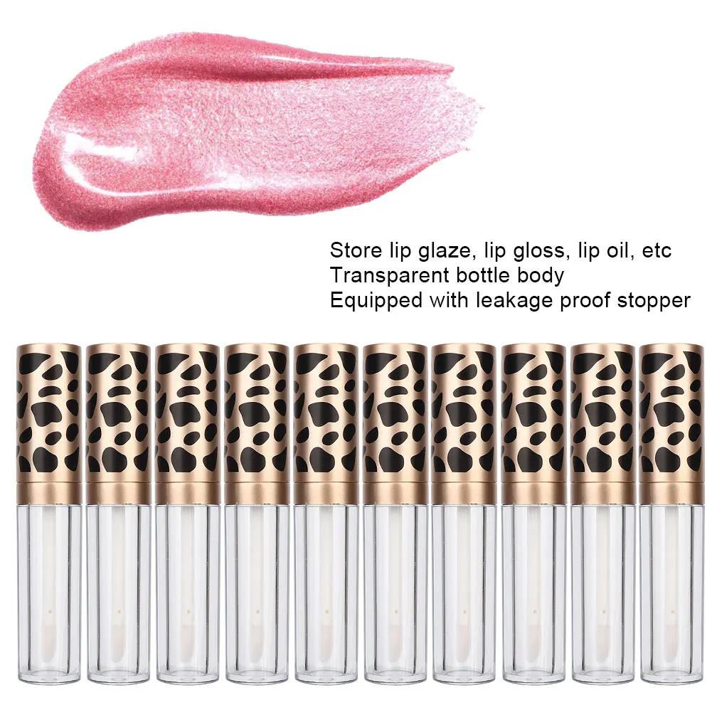 10 шт * 5 мл Пластик бутылка для блеска губ DIY пустые прозрачные многоразового