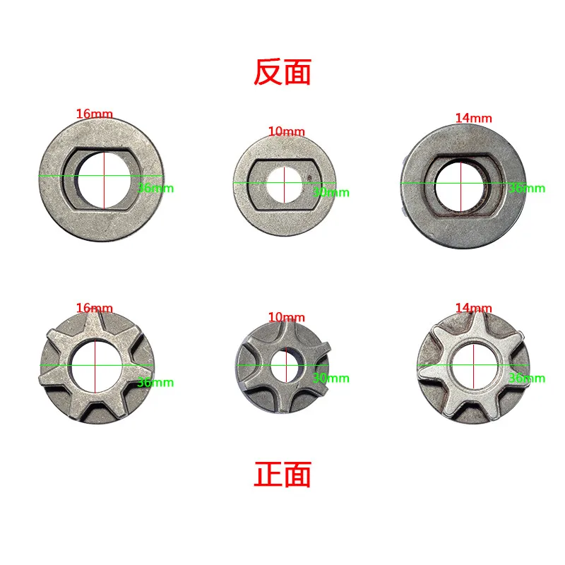 

1Set M10/M14/M16 Chainsaw Gear 100 115 125 150 180 Angle Grinder Replacement Gear For Chainsaw Bracket Power Tool Accessories