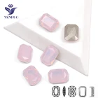 Восьмиугольная Роза YANRUO 4627, искусственный кристалл для рукоделия, одежда, алмазные Стразы K9, Кристальные когти, рамка, камни