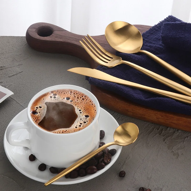 4 шт./компл. набор столовых приборов высокого качества Западная Посуда из